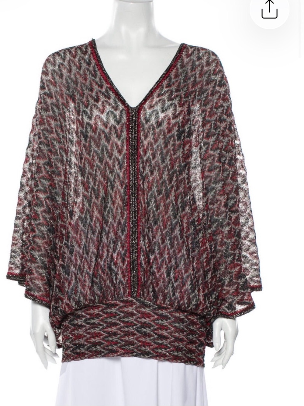Missoni
Printed V-Neck Top
Size: XS | US2, IT38